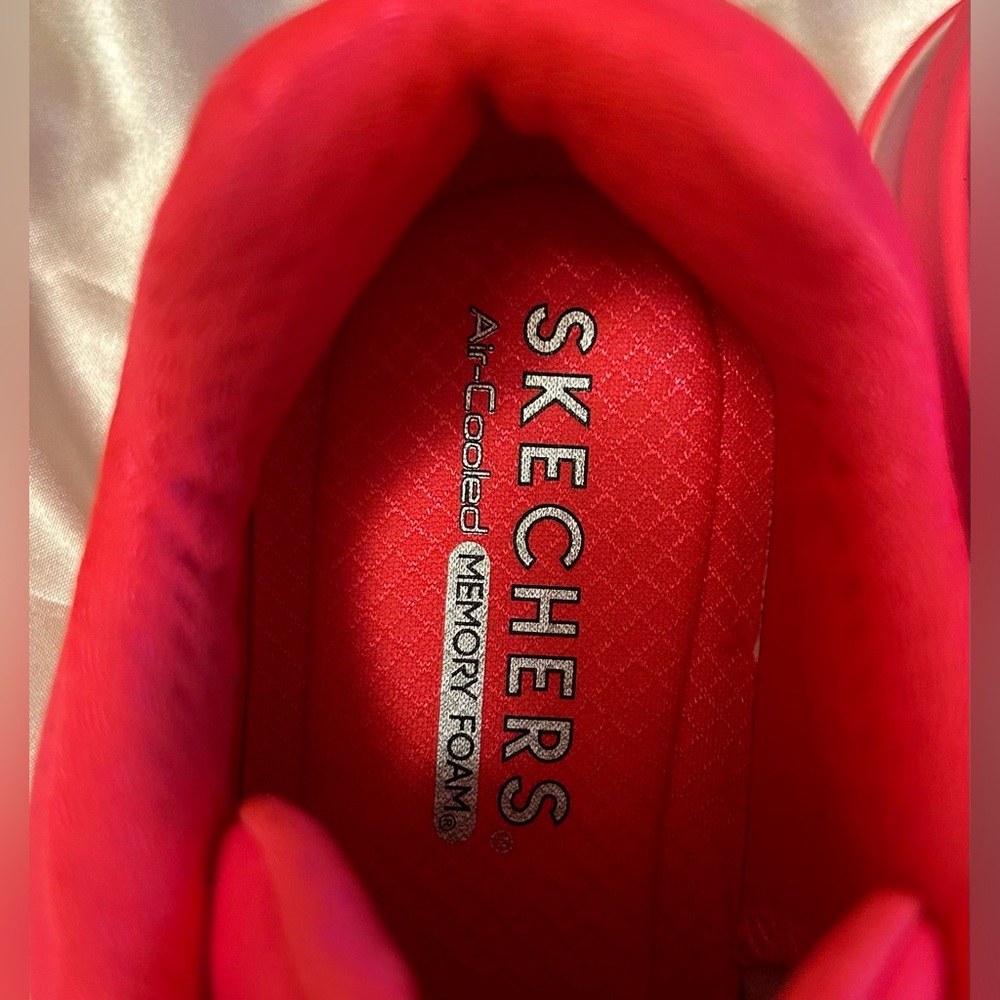 Skechers Kids' Vibrant Red Sneakers - Picture 8 of 8